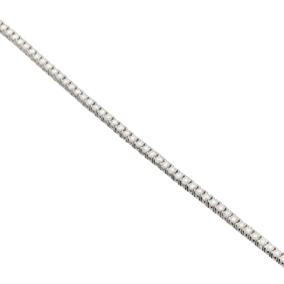 Bracelet Ligne en or blanc et diamants