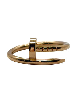 Bague Jonc CARTIER Clou en or rose