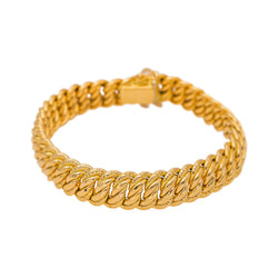 Bracelet Maille Américaine Or jaune