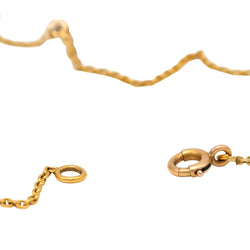 Collier Montre en or jaune, rubis et diamants