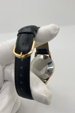 Montre OMEGA "Seamaster 300" en acier et cuir