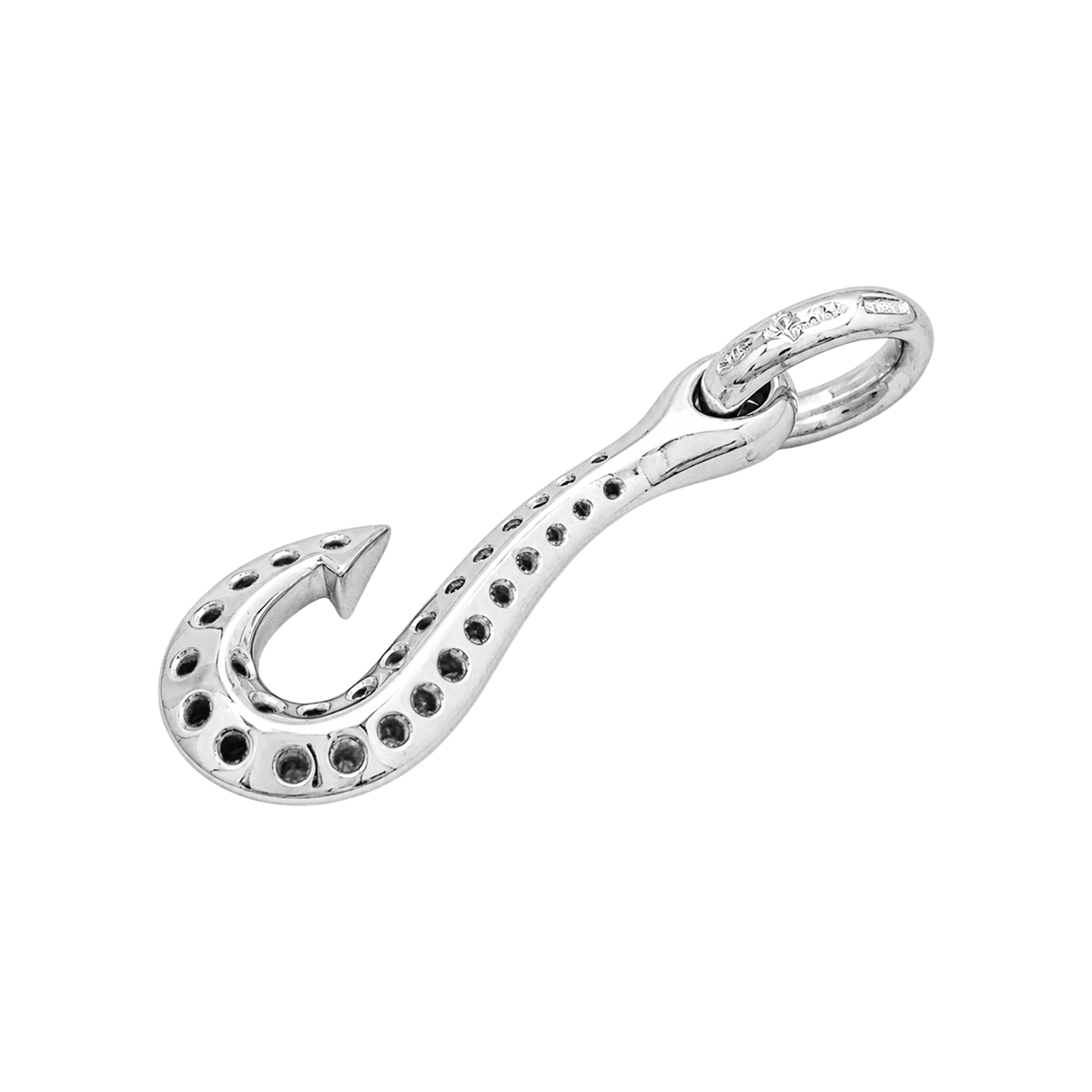 Pendentif POMELLATO Amo en or blanc et diamants