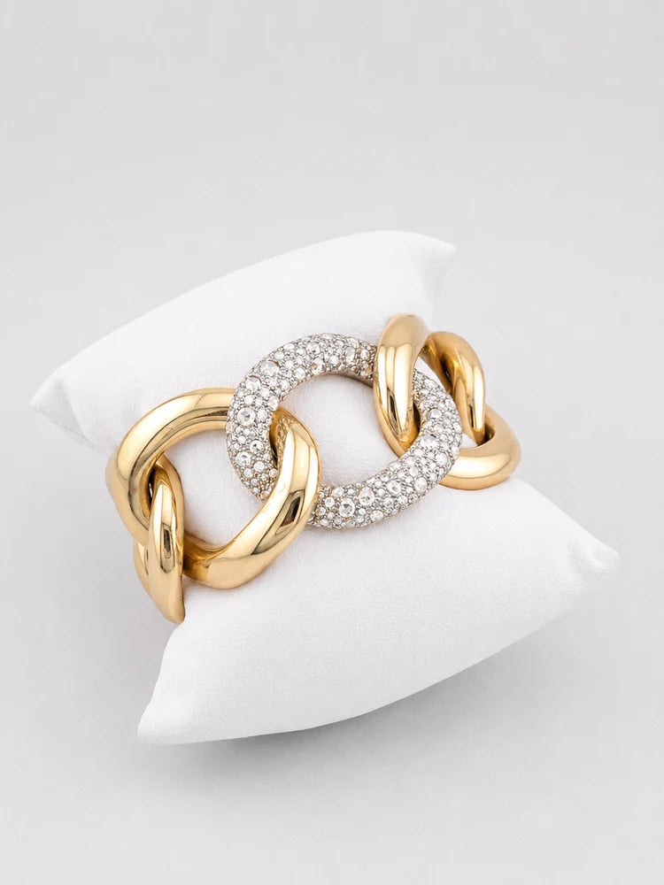 Bracelet POMELLATO "Tango" en or jaune et diamants