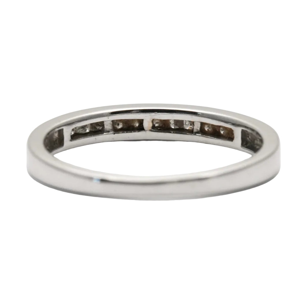 Bague Alliance en or blanc et diamants