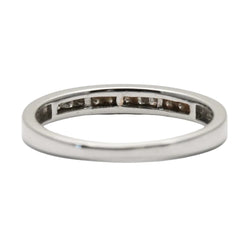 Bague Alliance en or blanc et diamants