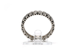 Bague Alliance en or blanc et diamants