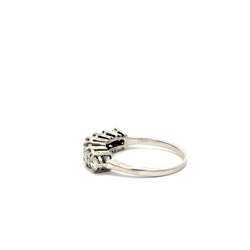 Bague Alliance en or blanc et diamants