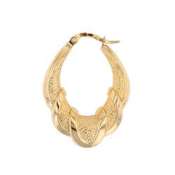 Mono boucle d'oreille Créole en or jaune