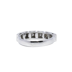 Bague Alliance en or blanc et diamants