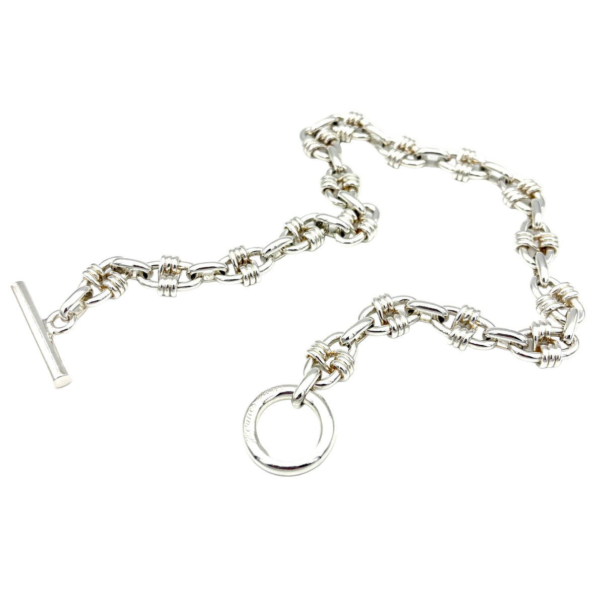 Collier Maille HERMÈS "Cybelle" en argent