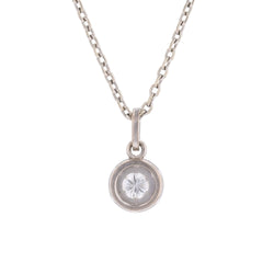 Pendentif en or blanc et diamant