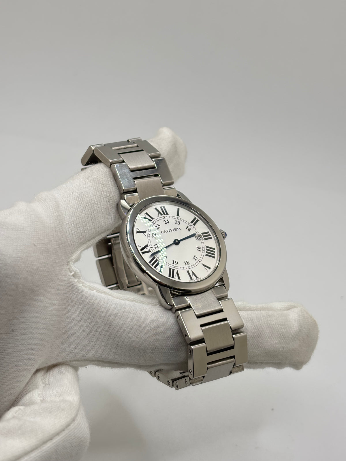 Montre CARTIER "Ronde Solo" en acier
