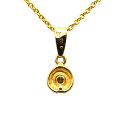 Pendentif en or jaune et diamants