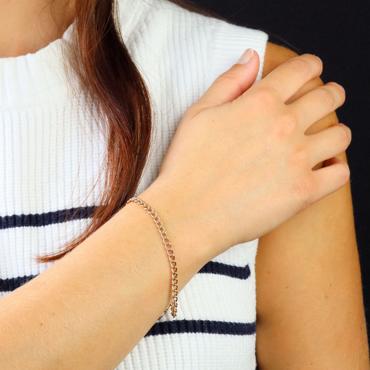Bracelet Maille en or rose