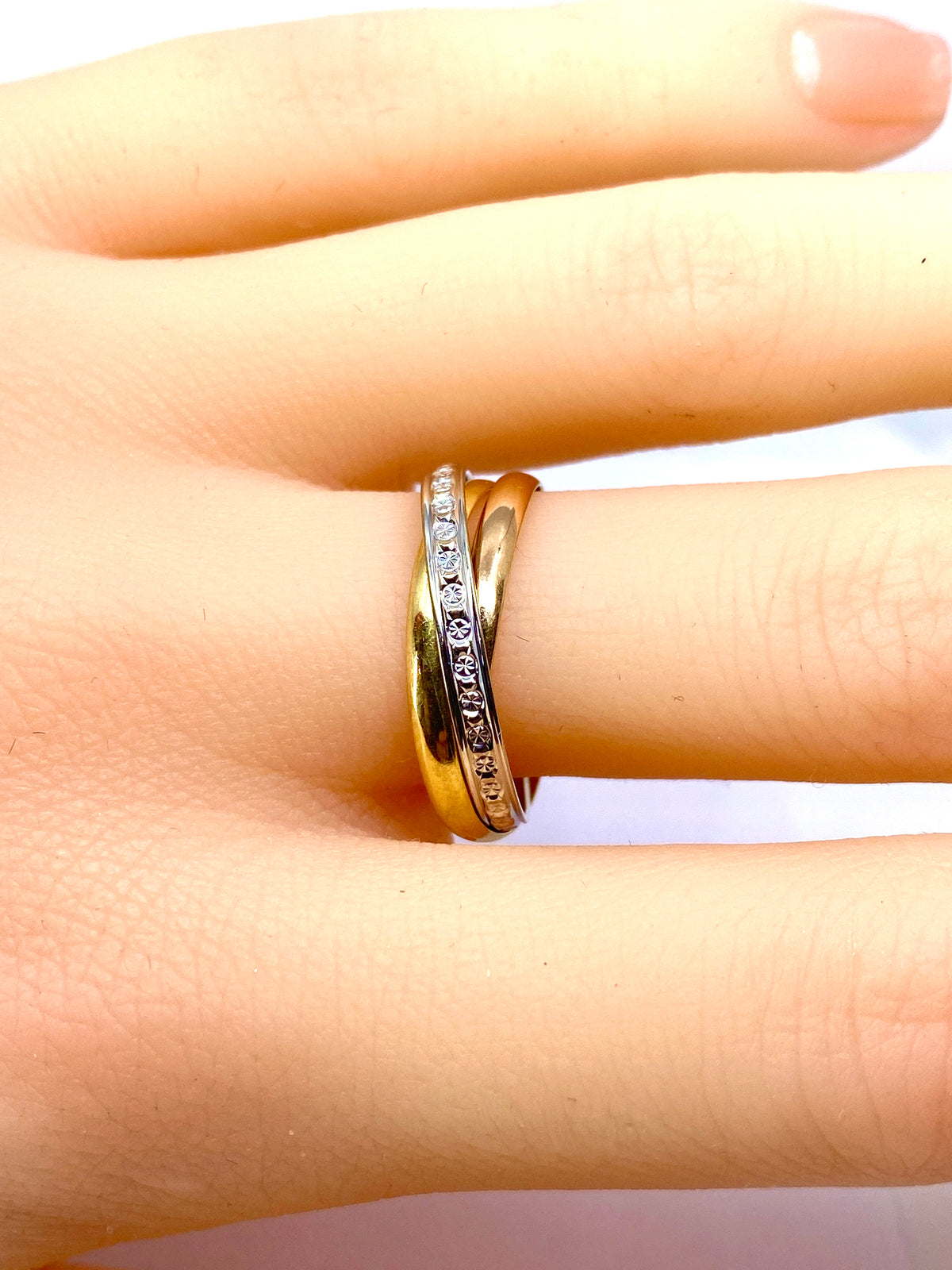 Bague en ors de couleurs