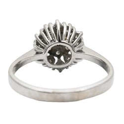 Bague Entourage en or blanc et diamants