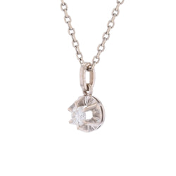 Pendentif en or blanc et diamant