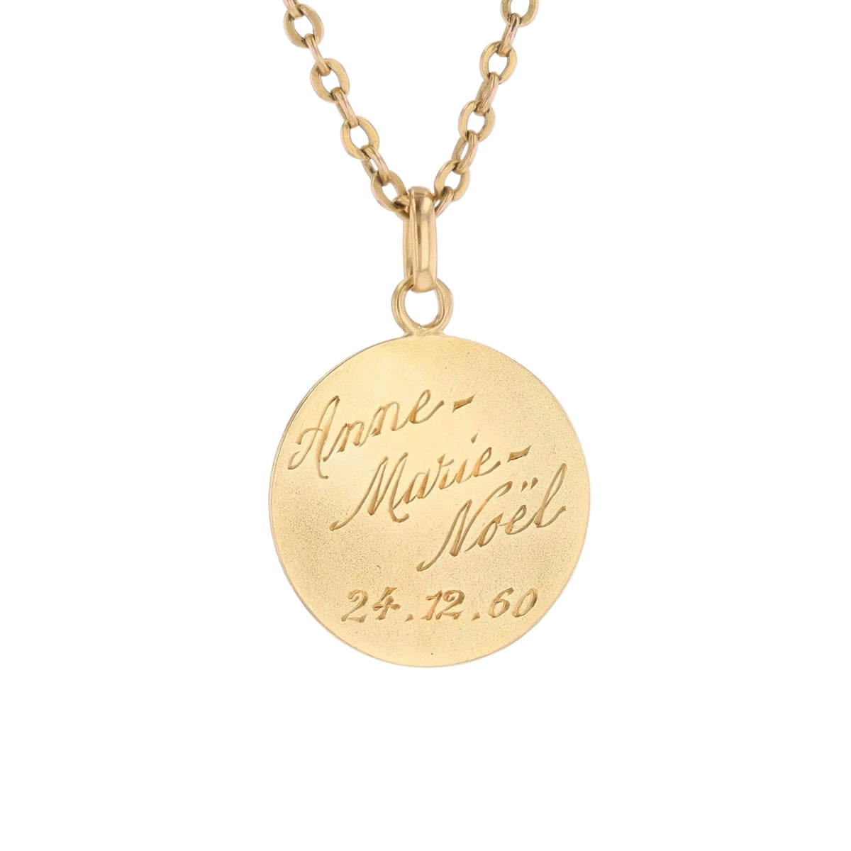 Médaille en or jaune