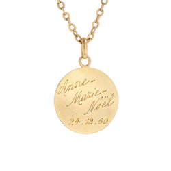 Médaille en or jaune