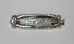 Broche Barrette Art Déco en or blanc et diamant