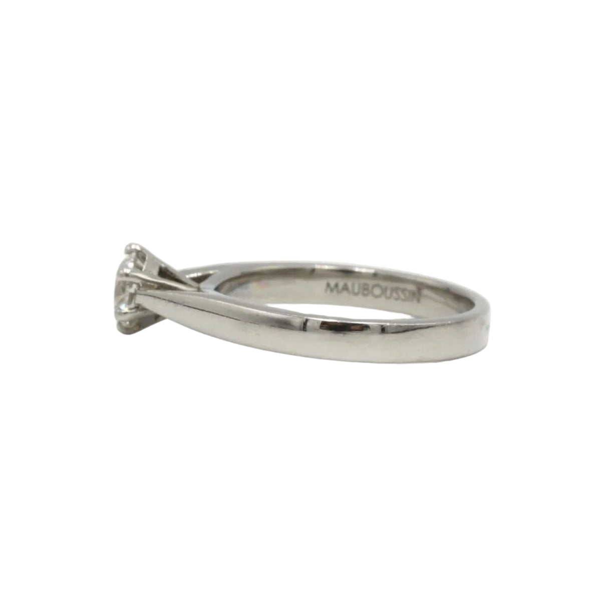 Bague Solitaire en platine et diamant