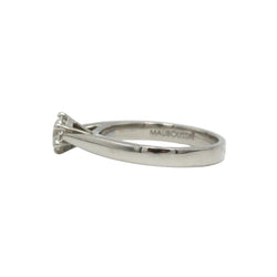 Bague Solitaire en platine et diamant