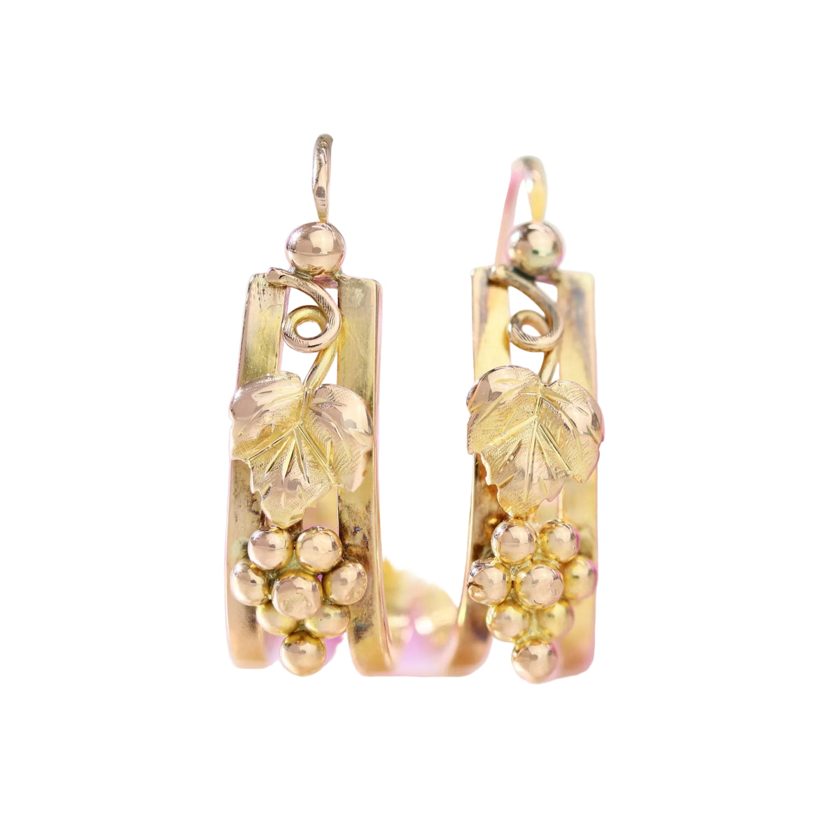 Boucles d'oreilles Dormeuses en or rose
