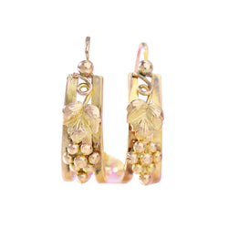 Boucles d'oreilles Dormeuses en or rose