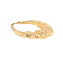 Mono boucle d'oreille Créole en or jaune