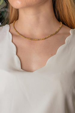 Collier Maille torsadée Or jaune