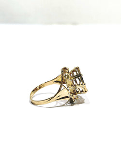 Bague or jaune Dos Pesos