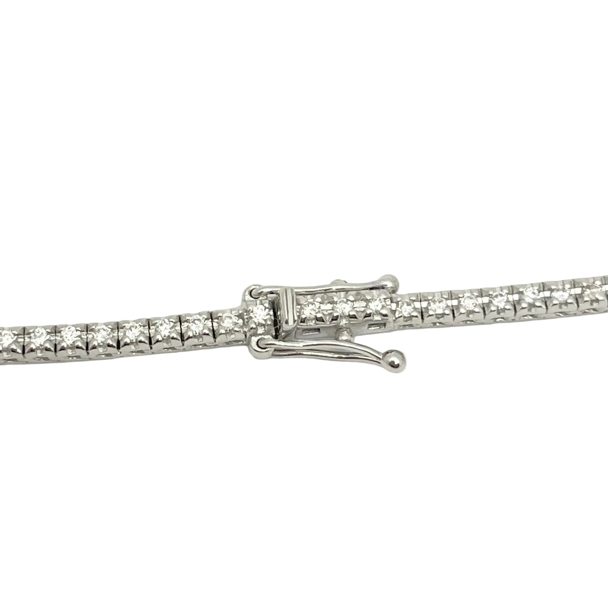 Collier Rivière en or blanc et diamants