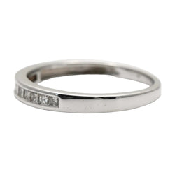 Bague Alliance en or blanc et diamants