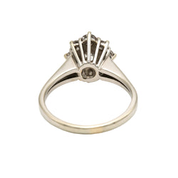 Bague Entourage en or blanc et diamants