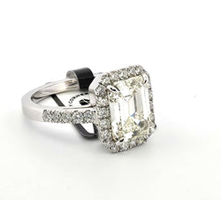 Bague Entourage en or blanc et diamants