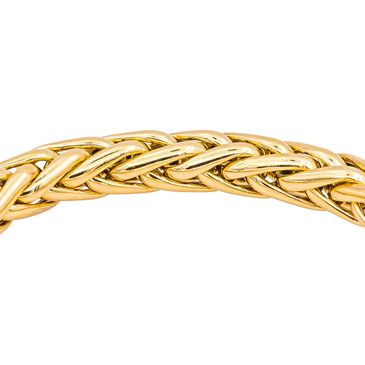 Bracelet Maille palmier Or jaune