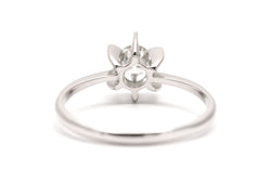 Bague Solitaire en or blanc et diamant