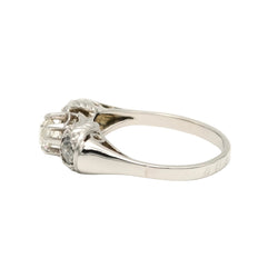 Bague Trilogie en or blanc et diamants