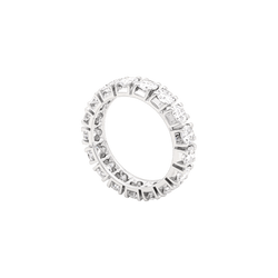 Bague Alliance en or blanc et diamants