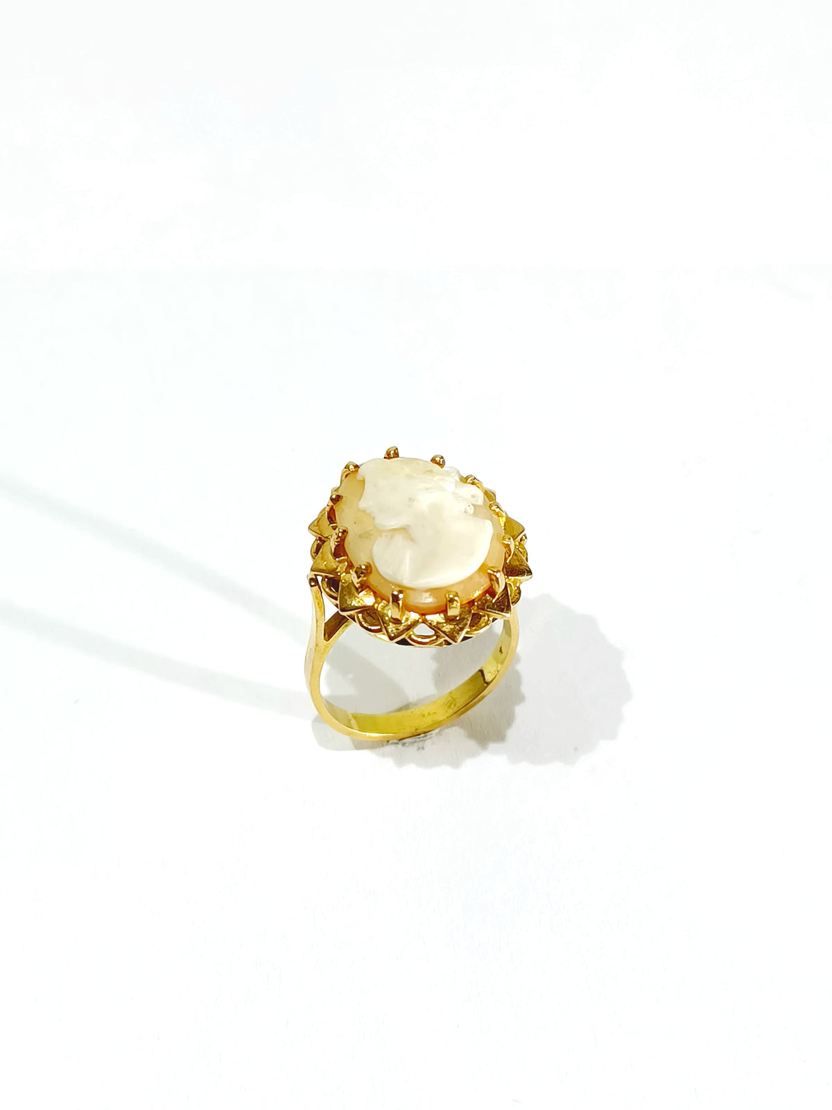 Bague Camée en or rose