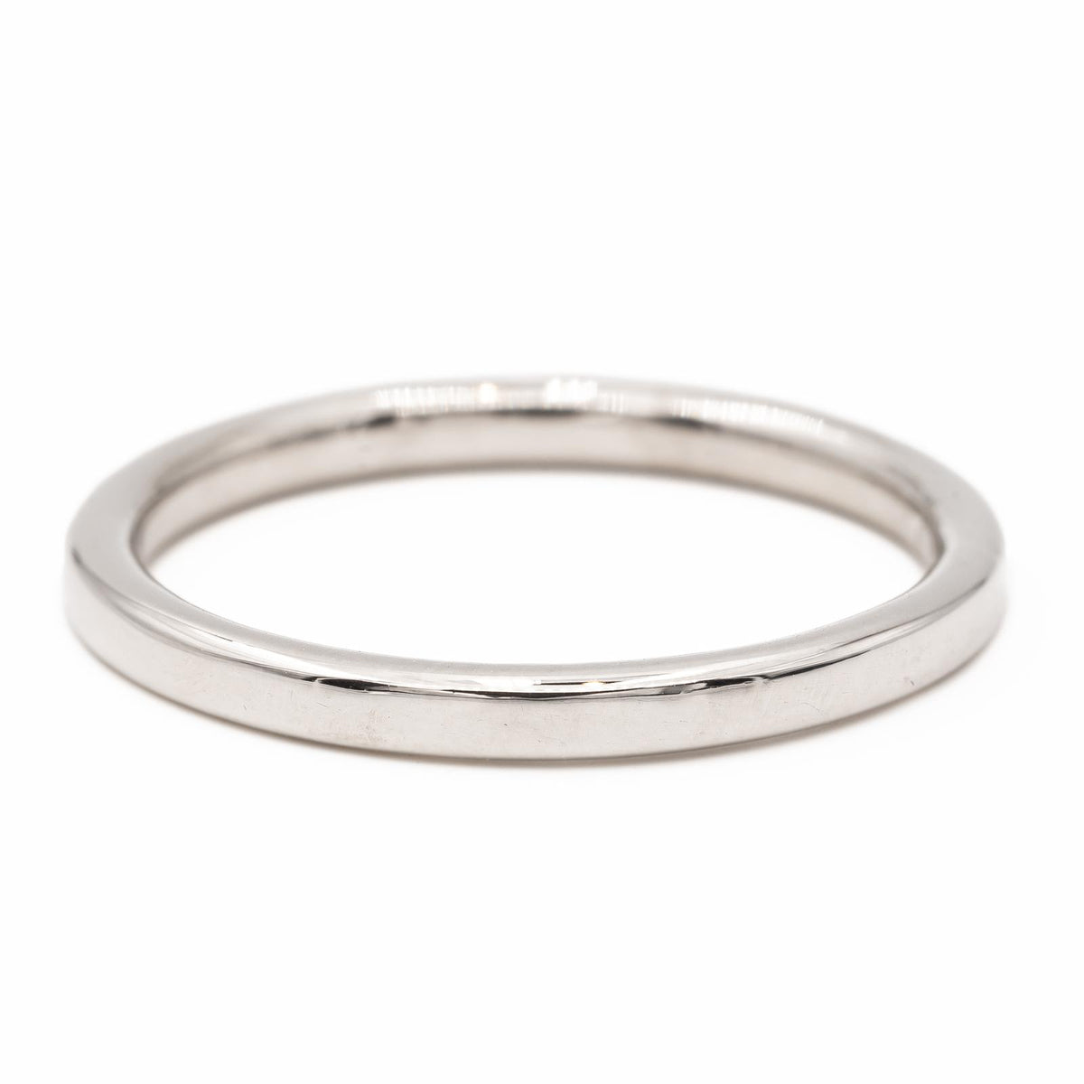 Bague Demi alliance Or blanc Diamant