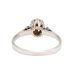 Bague Solitaire en or blanc et diamant