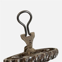 Boucles d’oreilles Créoles HERMÈS Noeuds Marins en argent