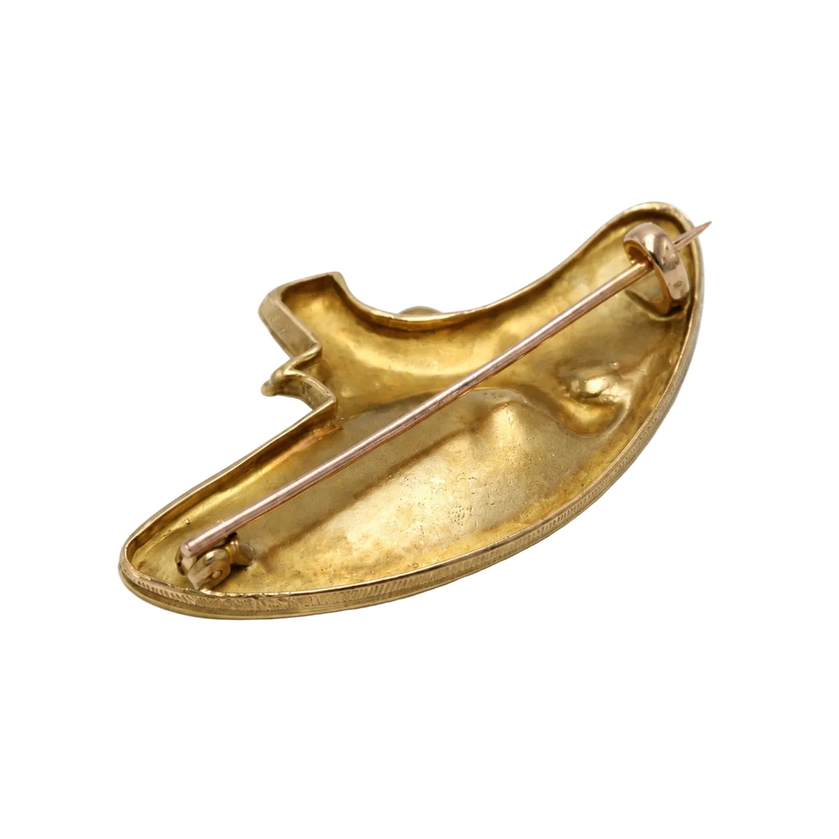 Broche Épingle en or jaune et diamants