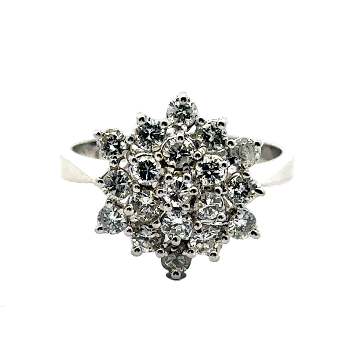 Bague Cocktail en or blanc et diamants