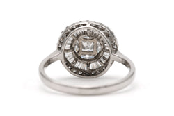 Bague Entourage en or blanc et diamants