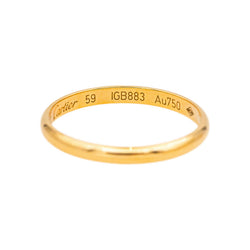Cartier Bague Alliance 1895 Or jaune