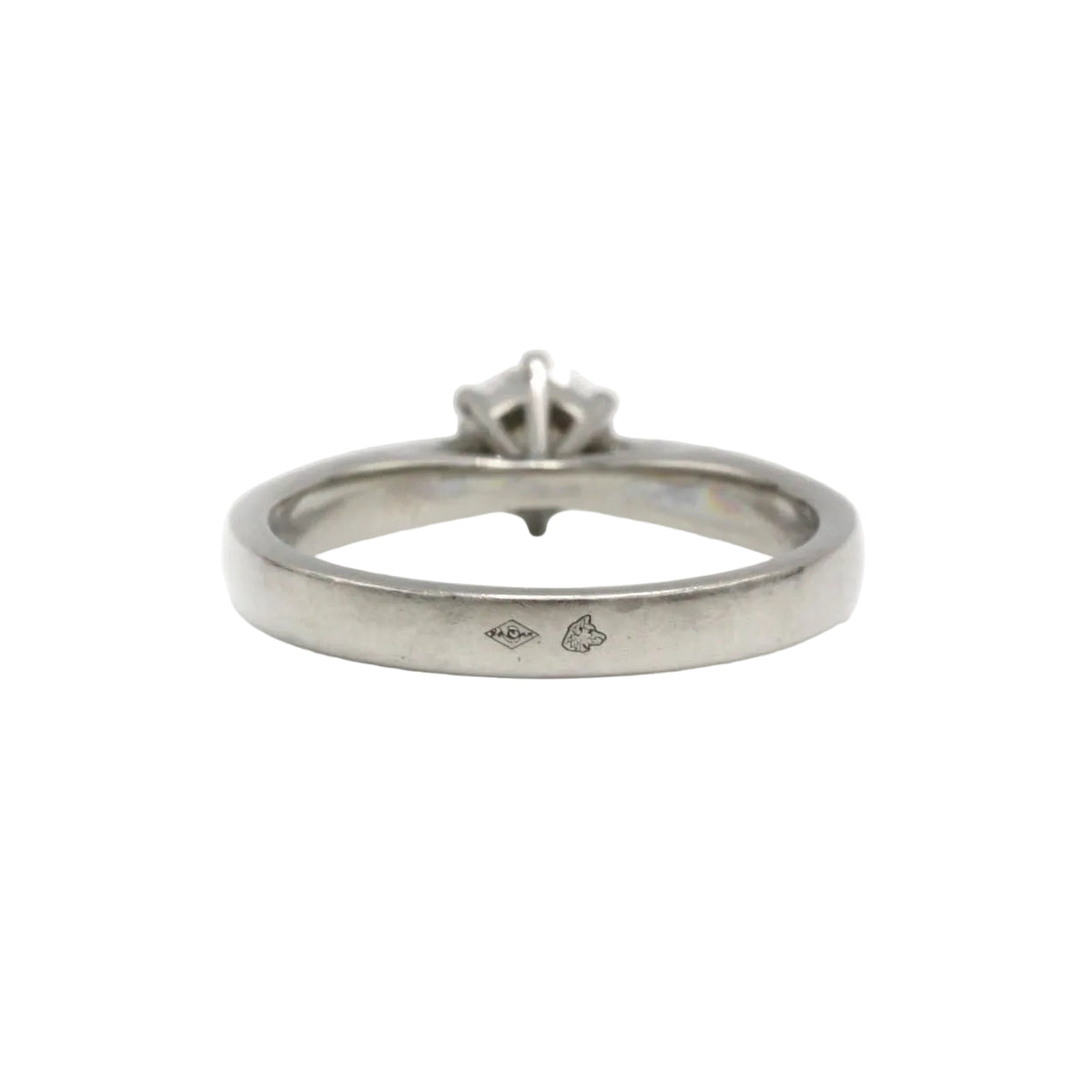 Bague Solitaire en platine et diamant