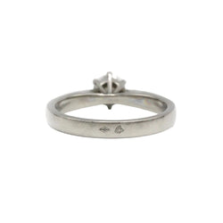 Bague Solitaire en platine et diamant