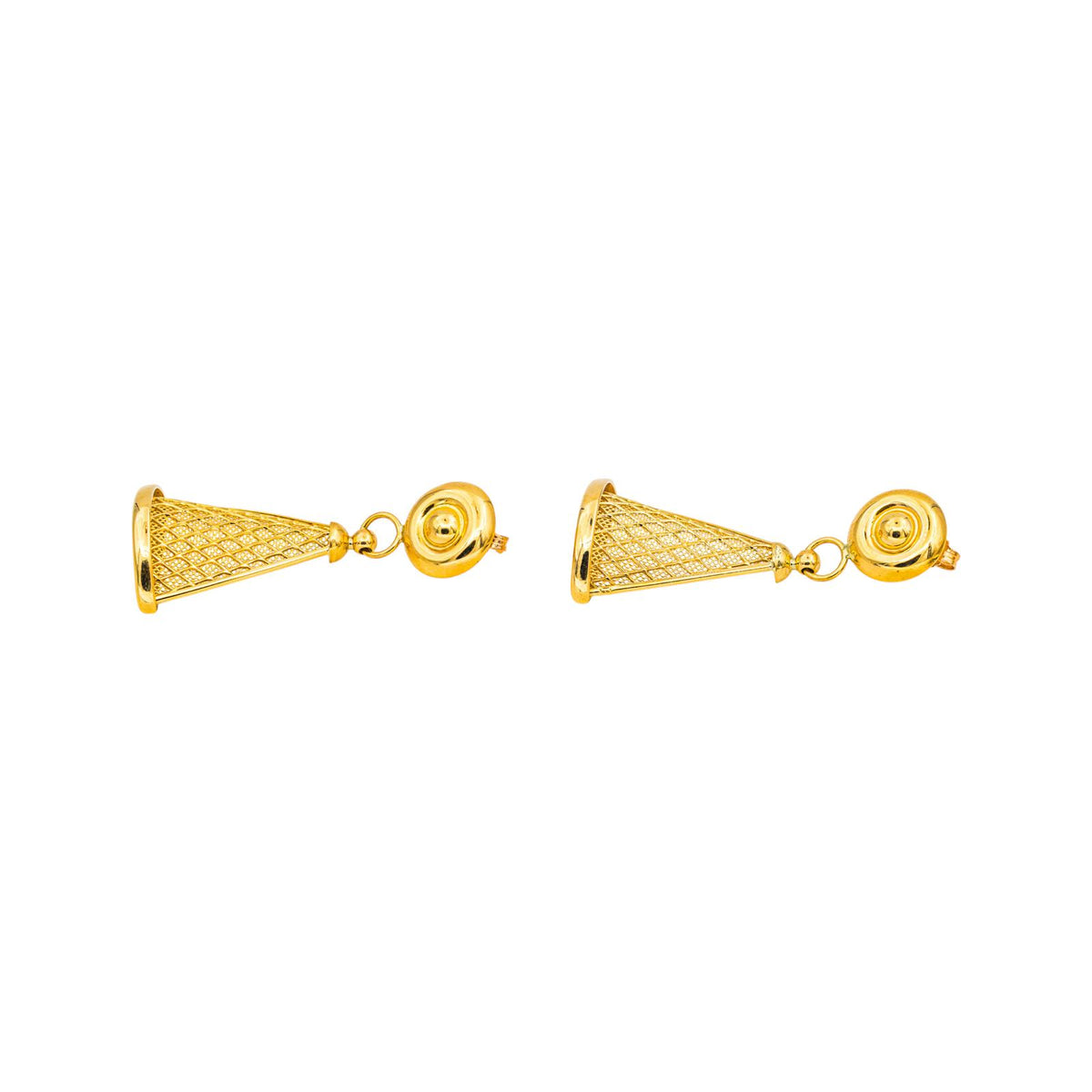 Boucles d'oreilles  Pendantes Or jaune